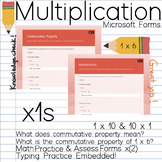 Practice/Assess Multiplying x1s & Commutative Property x1s