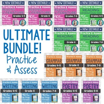 Preview of Practice & Assess ULTIMATE BUNDLE