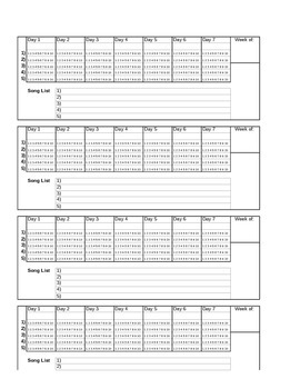 Practice Chart by Laura Varga | TPT