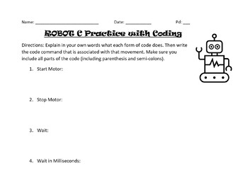 Preview of Practice Coding Assignment by writing Code