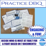 Practice DBQ: Intro to DBQs