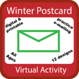 Practice Email Winter Holidays Themed