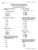 Practice End of Grade Math Test for fourth grade Common Co