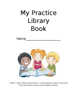 Preview of Practice Library Book - Editable!