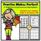 Addition and Subtraction Worksheets: Practice Makes Perfect