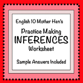 Practice Making Inferences (Worksheet)