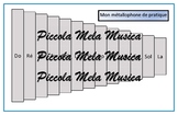 Practice Metallophone / Métallophone de pratique