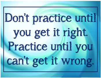 Motivational Poster about Practicing by 123 J-O-Z | TPT