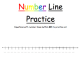 Practice Number lines for Addition and Subtraction within 20!