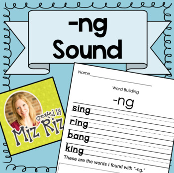 Preview of Practice Page for "-ng" Sound!