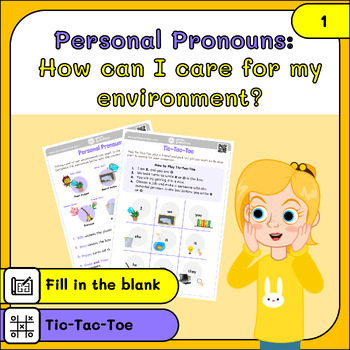 Preview of Practice Personal Pronouns: How Can I Care for My Environment?