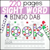 Sight Word Activities with Daubers {220 Pages + Editable Page!}