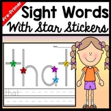 Kindergarten Literacy Centers with Stickers {40 Words!}