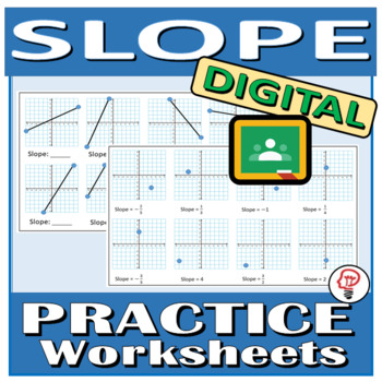 Preview of Practice Slope Digital Worksheets