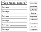 Practice Spanish phrases: What are you wearing? (¿ Qué tra