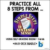 Practice Steps 1-8 in Simple Steps to Sentence Sense | BOO