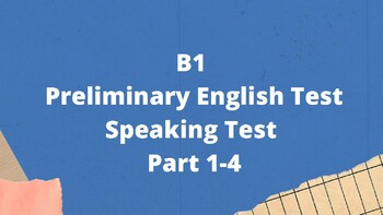 Preview of Practice Test for B1 Preliminary English Test