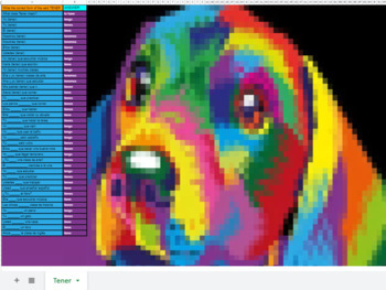 Preview of Practice: Verb Tener -pixel art-