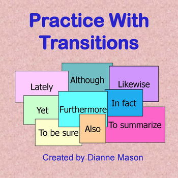 Preview of Practice With Transitions