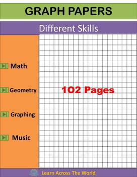Preview of Practice Worksheets On Graph Paper (Math/Geometry/Graphing...)
