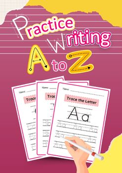 Preview of Practice Writing Alphabet A to Z