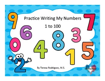 Preview of Practice Writing My Numbers 1 to 100