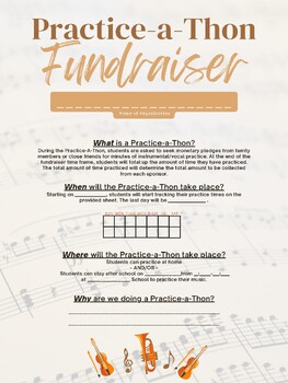 Preview of Practice-a-Thon Music Fundraiser
