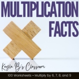 Practice for Multiplication Facts
