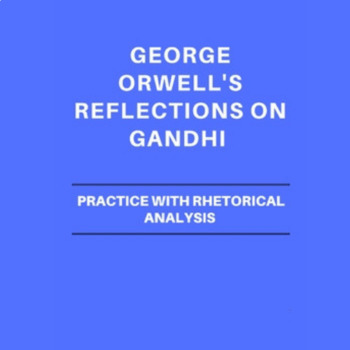 rhetorical devices used in marrakech by george orwell
