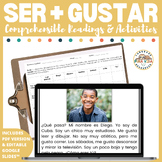 Practice with SER + descriptive adjectives and GUSTAR - Re
