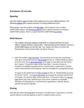 the crucible synthesis essay