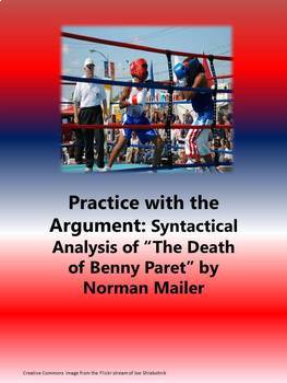 Preview of The Death of Benny Paret by Norman Mailer: Practice with Syntactical Analysis