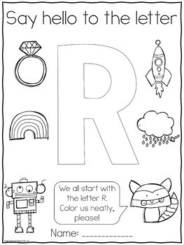 Awesome letter r tracing worksheets preschool - Literacy Worksheets