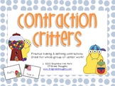 Practicing Contractions: Contraction Critters