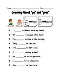 Go And Goes Worksheets Teaching Resources Teachers Pay Teachers