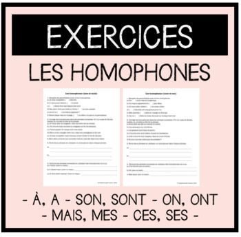 practicing homophones se familiariser avec les homophones french