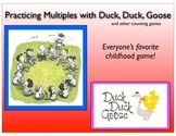 Counting and Multiples Practice Games with Duck, Duck, Goo