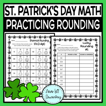 Preview of Practicing Rounding - Saint Patrick's Day Math Activity