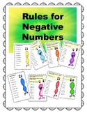 Practicing Rules for Negative Numbers