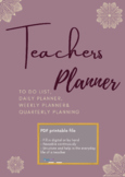 Teacher Planner | For Teachers daily planning | weekly, to