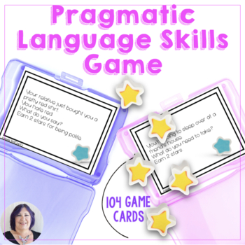 Preview of Pragmatic Social Skills and Expressive Language Activity for speech