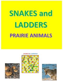 Preview of Prairie Animals -- Snakes and Ladders