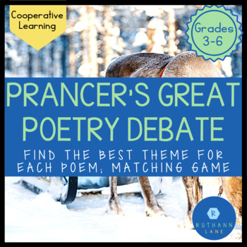 Preview of Prancer's Great Poetry Debate: A Poetry Theme Activity