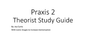 Preview of Praxis 2 Theorist Study Guide