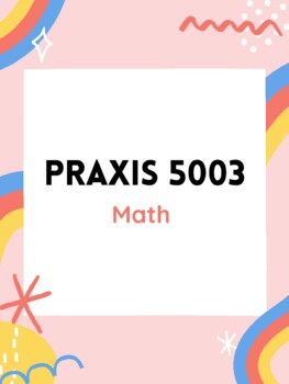 Preview of Praxis 5003 Study Guide