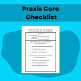 Praxis Core Checklist