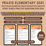 Praxis Elementary Education 5001 Study Guide 2023-24 & Pra