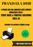 Praxis English Language Arts Content Knowledge 5038 Study 