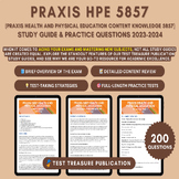 Praxis Health and Physical Education 5857 Study Guide 2023