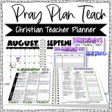 Editable Christian Teacher Binder, Planner, and Calendars 